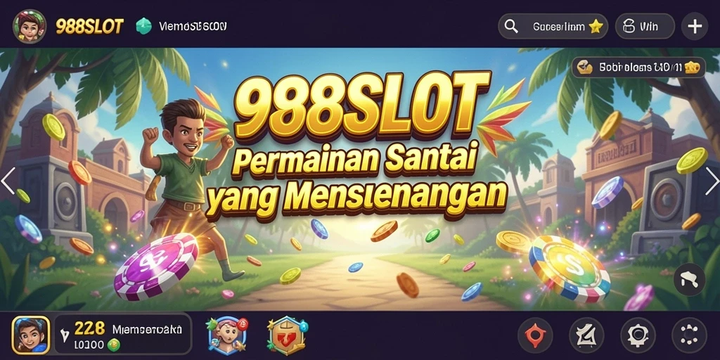 Gameplay menarik pada 988SLOT dengan grafis cerah.