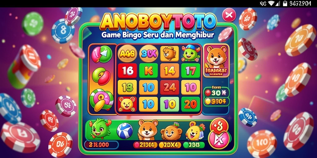 Tampilan gameplay Bingo yang seru dan interaktif di ANOBOYTOTO.