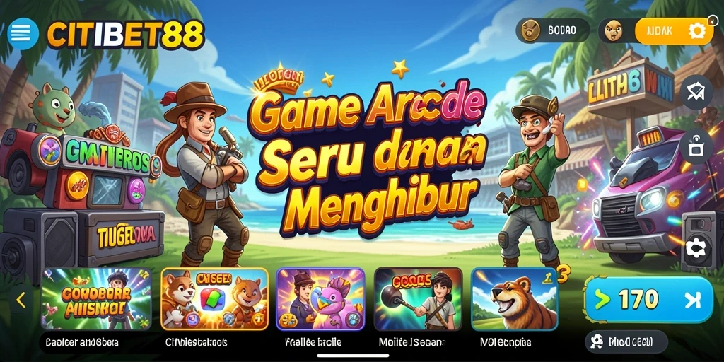 Tampilan gameplay seru CITIBET88 yang penuh warna.