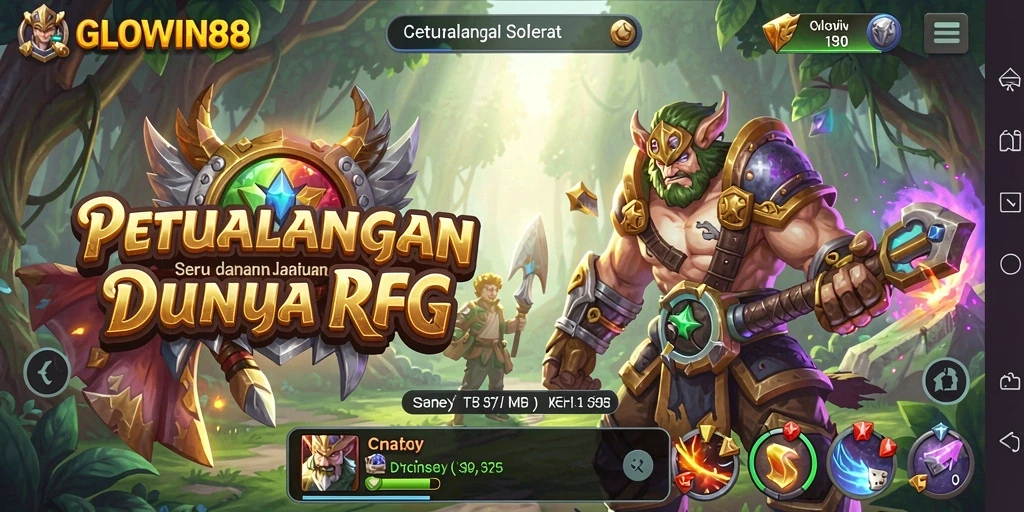 Tampilan gameplay GLOWIN88 yang memukau dan menegangkan.