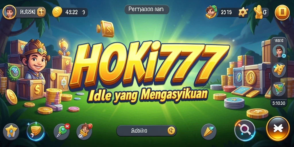 Tampilan permainan HOKI777 dengan gameplay Idle yang menarik.