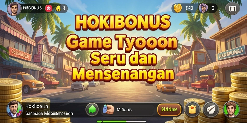 Gameplay HOKIBONUS yang menarik dan penuh strategi bisnis.