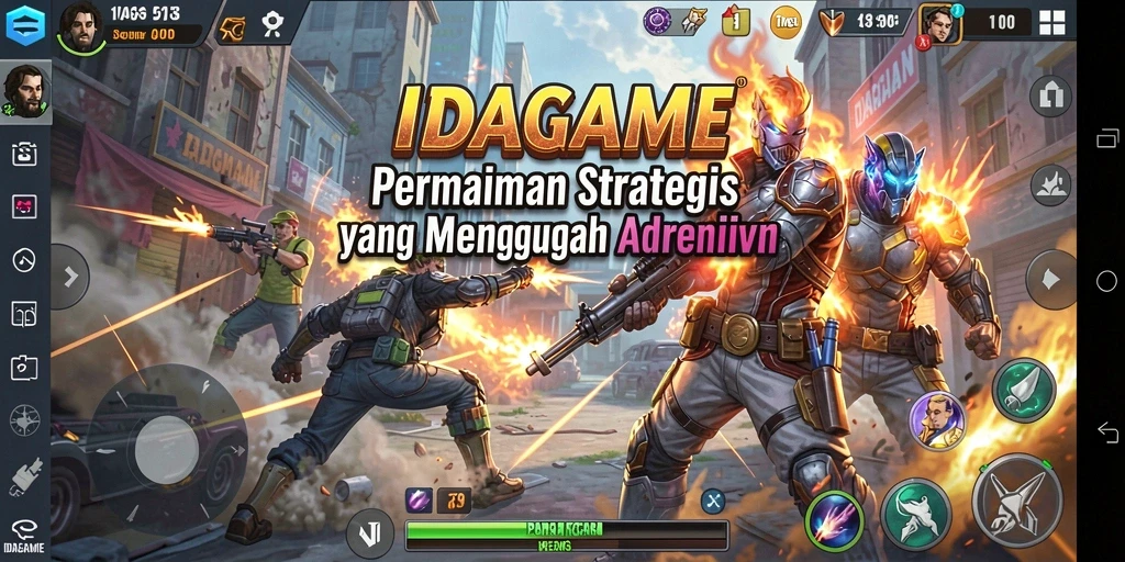 Gameplay mendebarkan dari IDAGAME dengan grafik yang memukau.