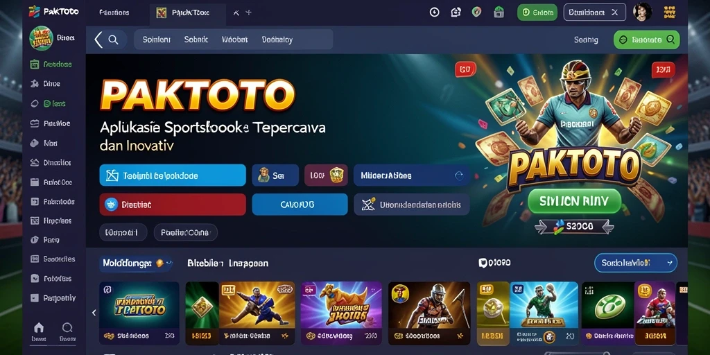 Screenshot gameplay PAKTOTO menampilkan pengalaman sportsbook yang menarik.