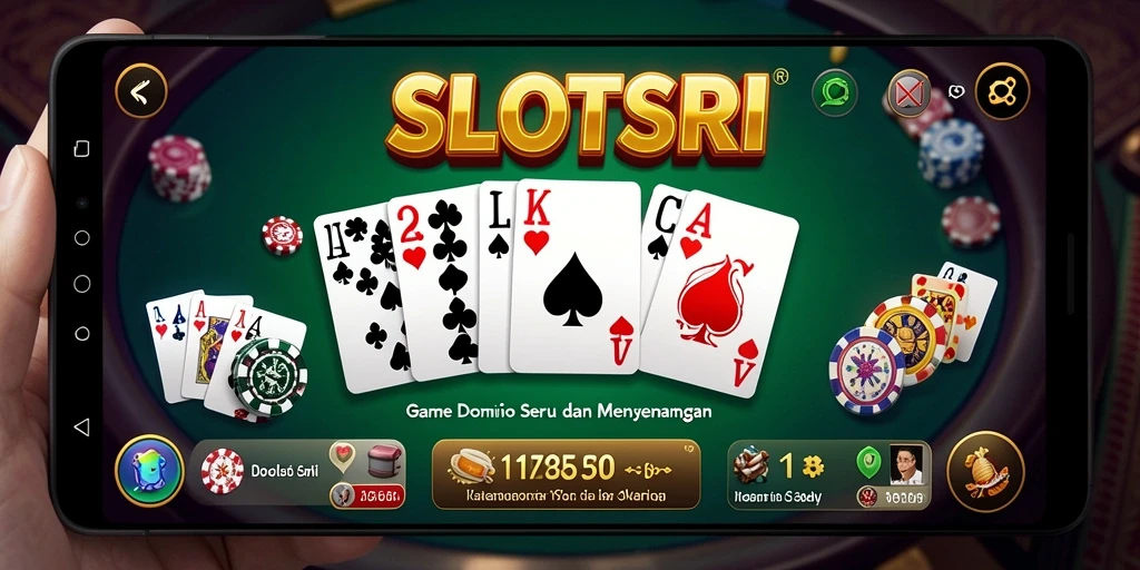 Tampilan gameplay Domino yang seru di SLOTSRI.