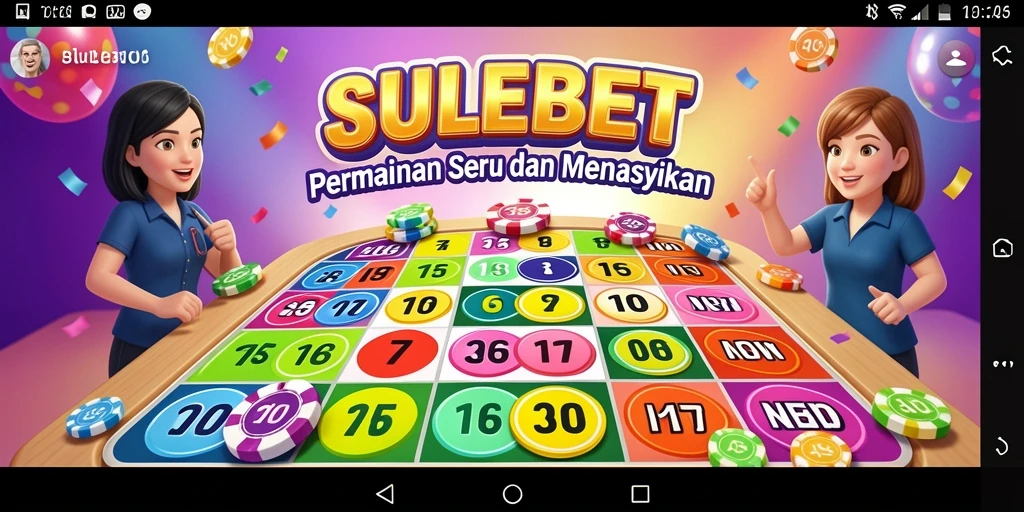 Tampilan gameplay Bingo yang menarik di SULEBET.