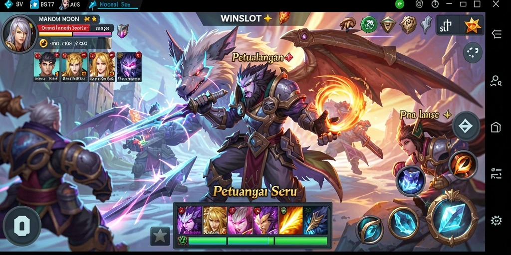 Gameplay seru di WINSLOT dengan pertarungan epik di dunia MMORPG.